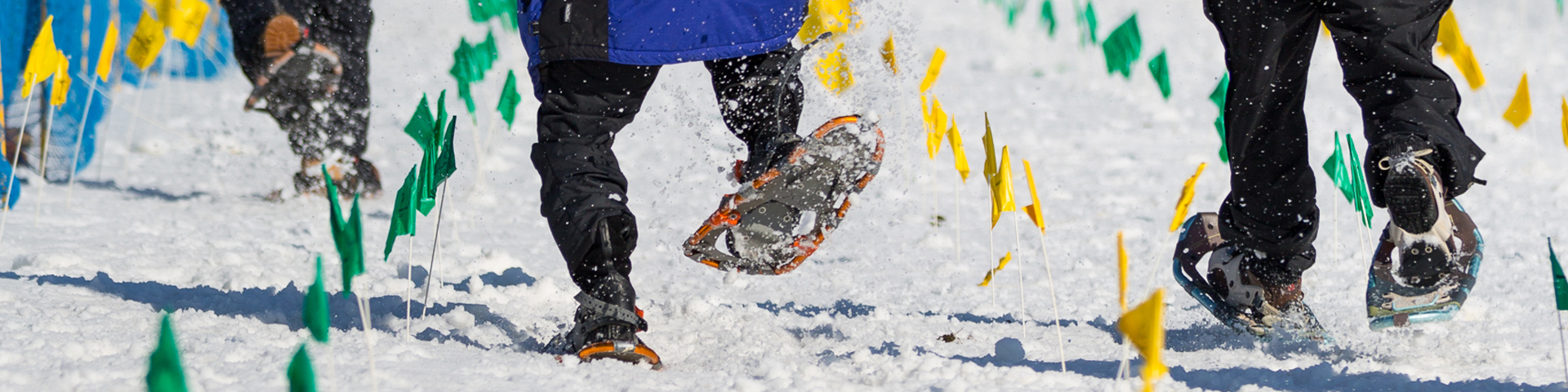 special olympics snowshoeing