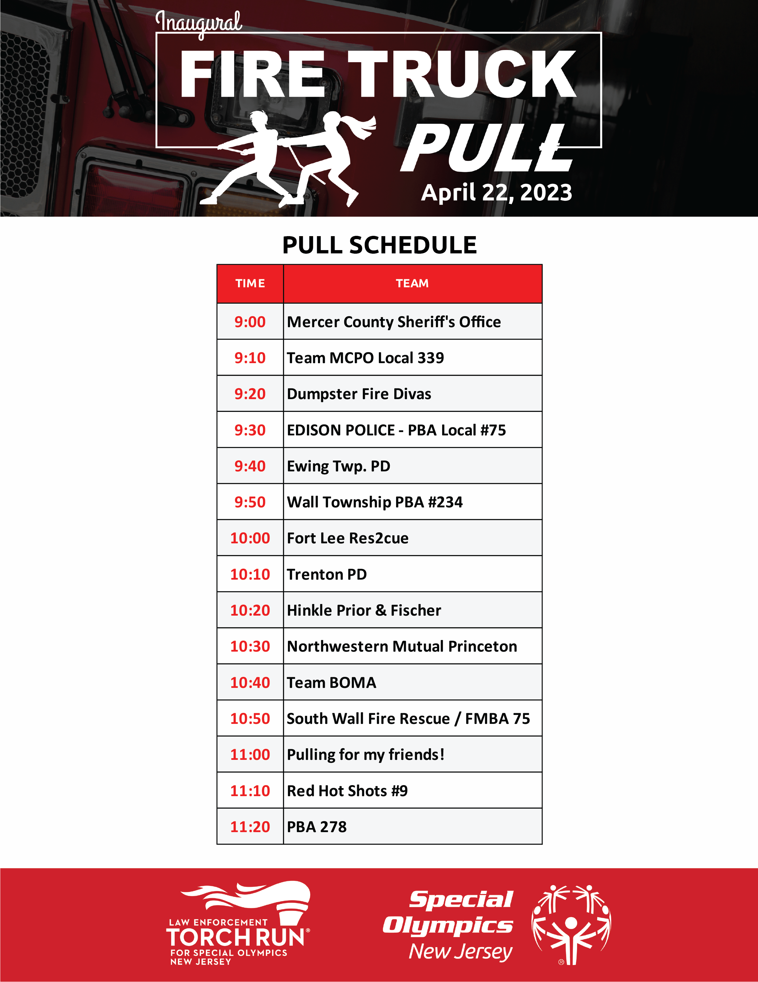 2023 Fire Truck Pull Campaign